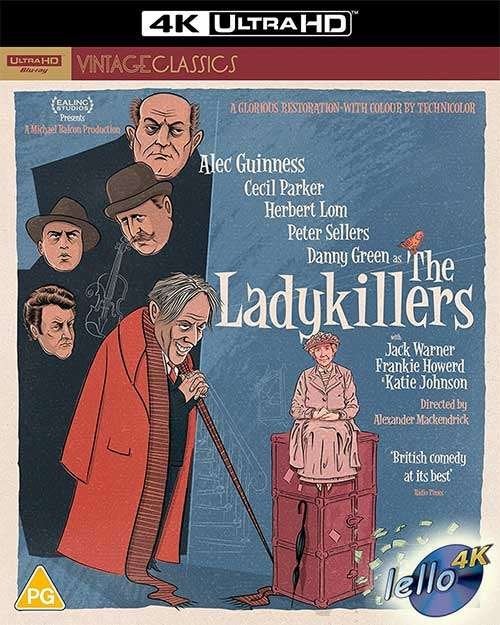 Blu-ray 4K: The Ladykillers (1955 Alec Guinness) UK nNLO +kr, Ophalen of Verzenden, Nieuw in verpakking, Klassiekers