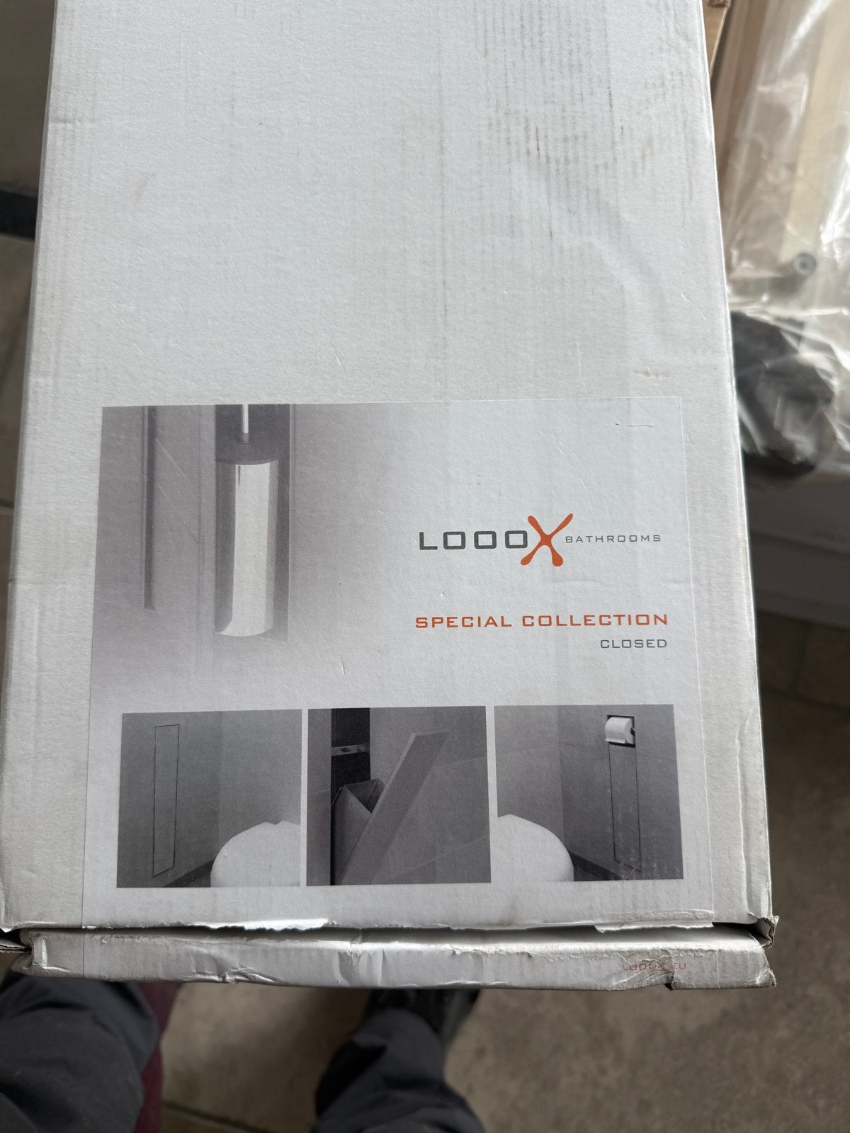 LoooX Bathrooms Closed CL-9 RVS toiletrolhouder – NIEUW, Ophalen, Minder dan 50 cm, Overige typen, Nieuw