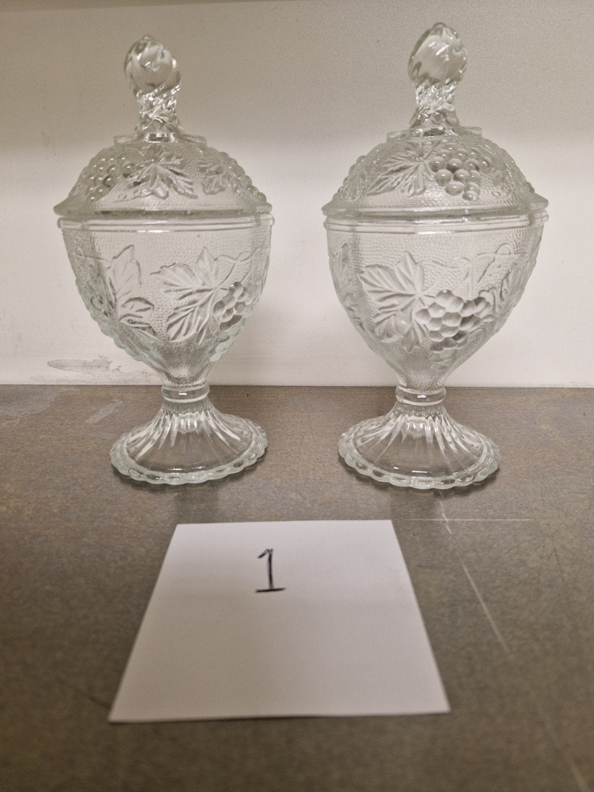 2 mooie kristallen bonbonierres, Antiek en Kunst, Ophalen of Verzenden