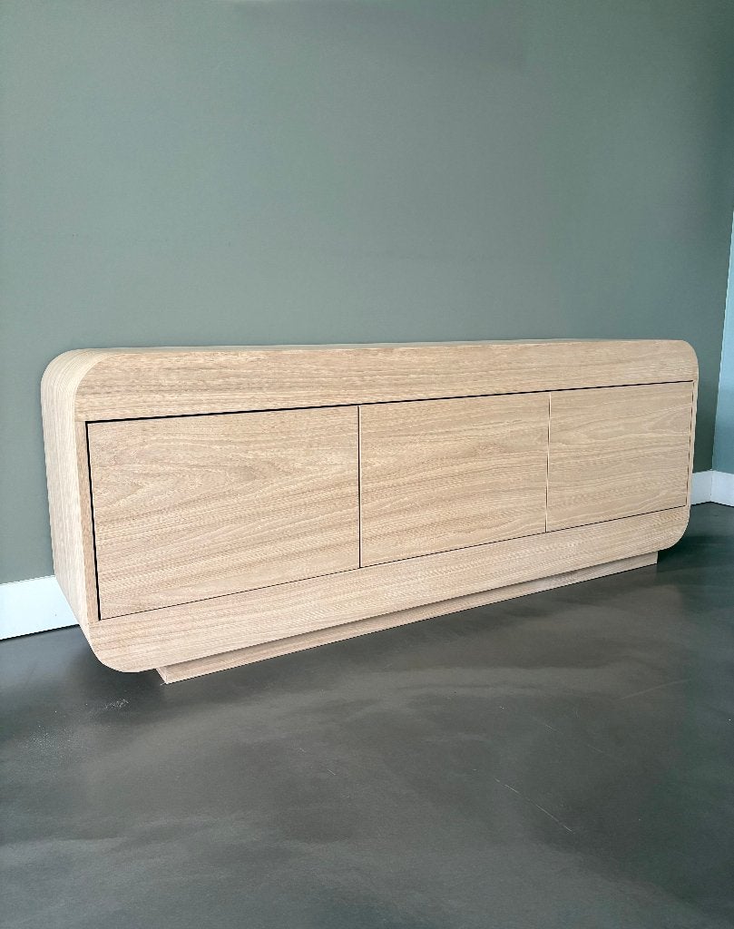 Modern Design TV Meubel, Nieuw, Licht Eiken, Ophalen, 150 tot 200 cm, Nieuw, Minder dan 100 cm