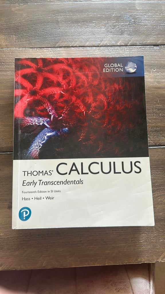 Thomas’ Calculus early transcendentals, Boeken, Ophalen of Verzenden, Beta, Zo goed als nieuw, WO