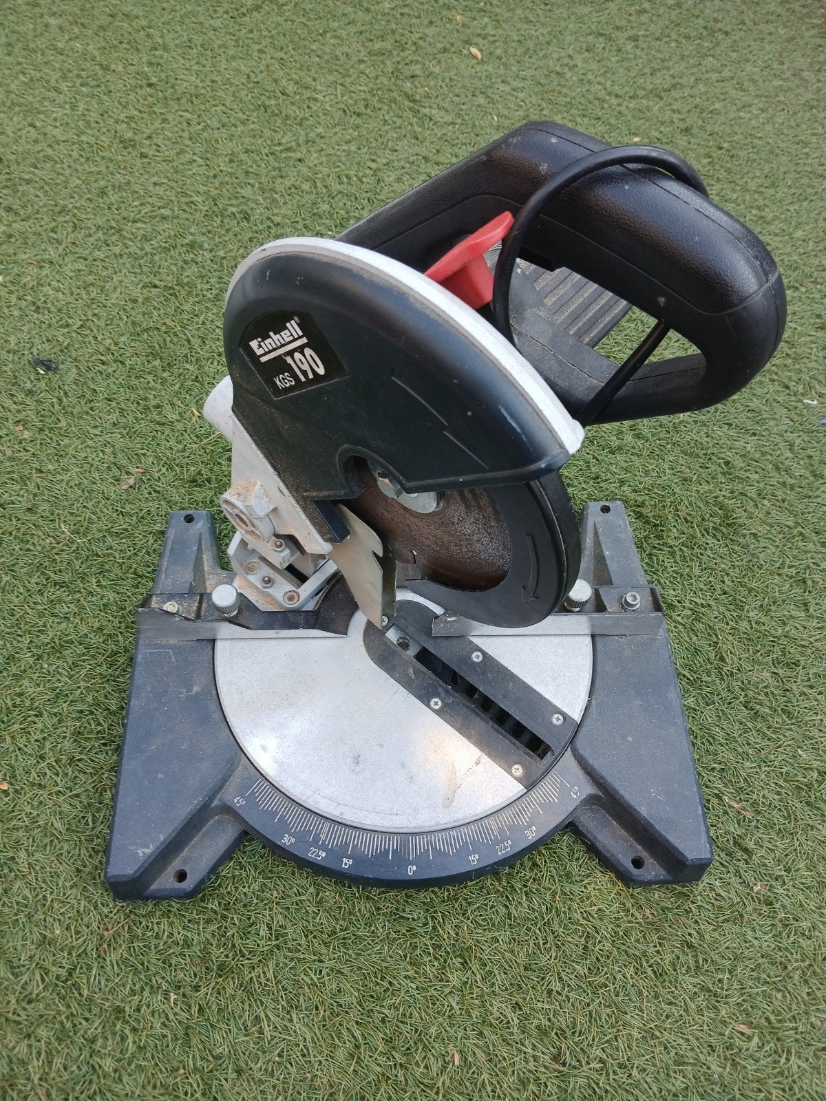 Einhell afkortzaag kgs 190 gebruikt €20, Ophalen, Afkortzaag, 30 tot 70 mm, 600 tot 1200 watt
