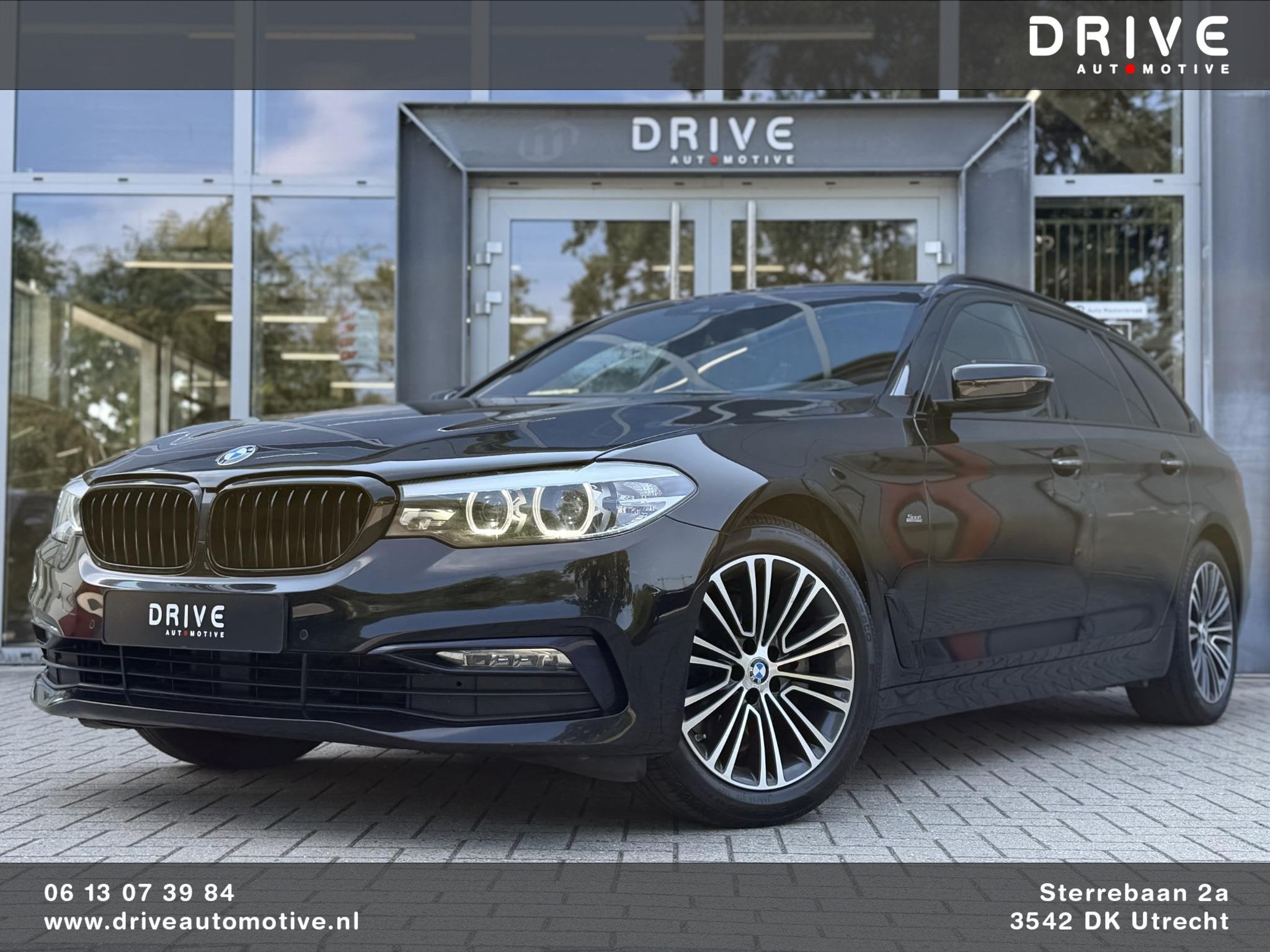 BMW 5-serie Touring 520i High Ex. Sport line, Auto's, Automaat, 1998 cc, Achterwielaandrijving, Gebruikt