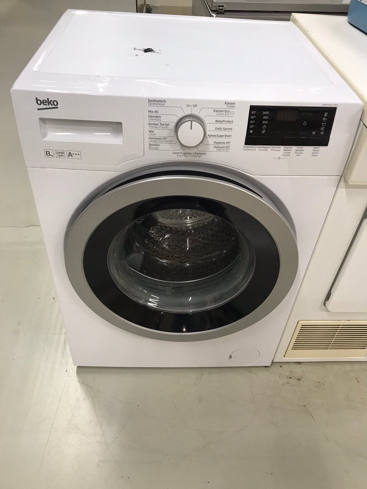 A+++ BEKO WMY81483LMB2 1400RPM 8KG, Witgoed en Apparatuur, Minder dan 85 cm, U, Ophalen of Verzenden, Zo goed als nieuw