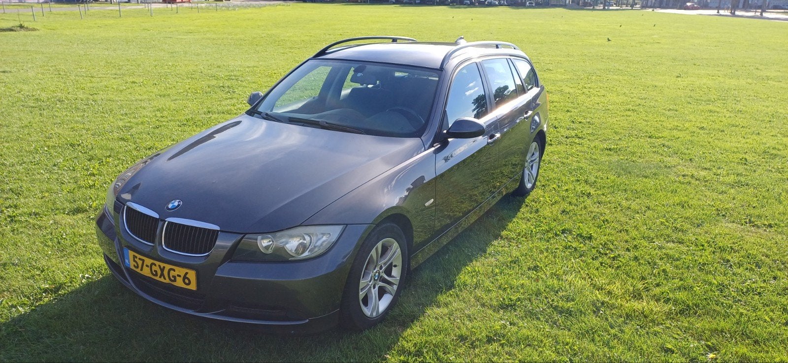 BMW 3 serie Touring (E91) 318i -2008, Origineel Nederlands, Stationwagon, Handgeschakeld, Grijs