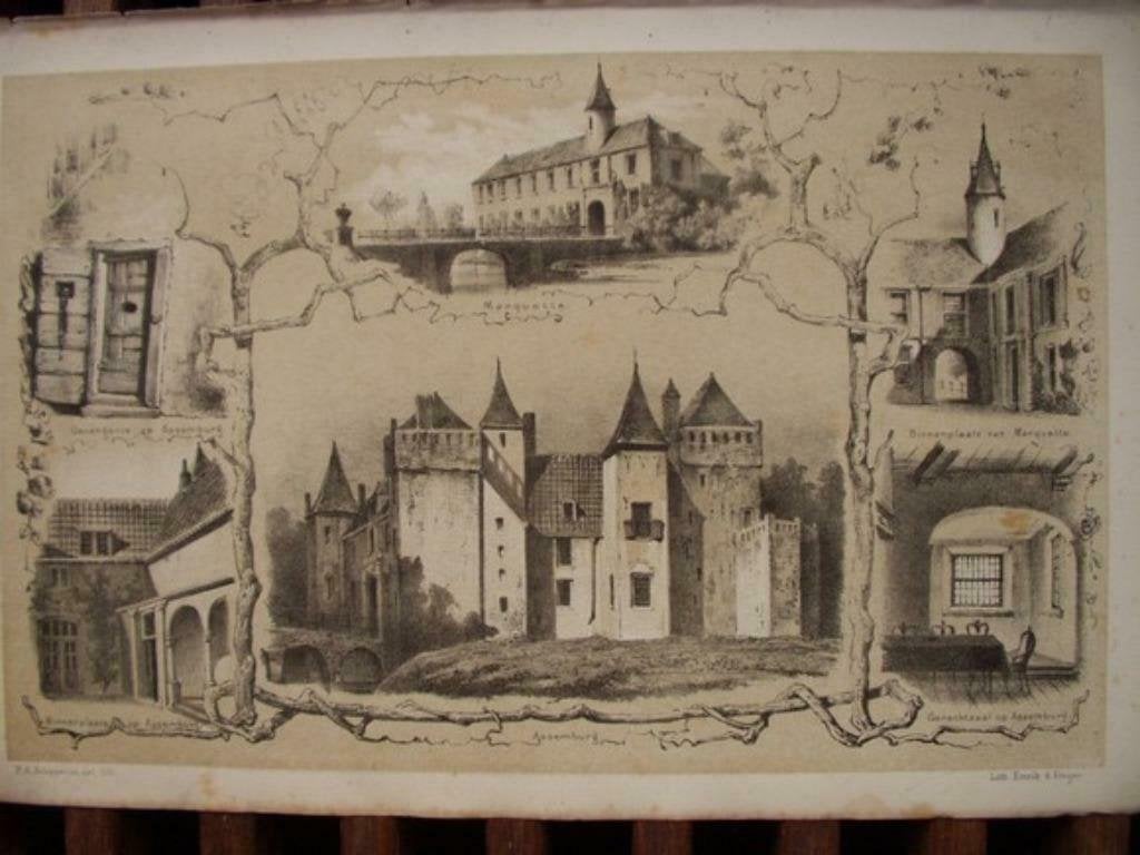 48 / Heemskerk / Assumburg Marquette / Litho 1876, Ophalen of Verzenden