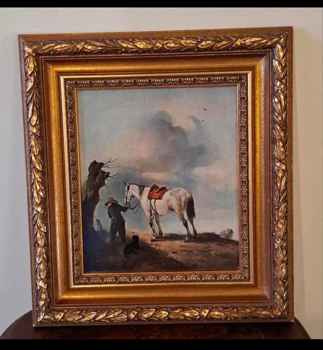 schilderij imetbbaroklij is een reproductie
"De schimmel", Ophalen of Verzenden