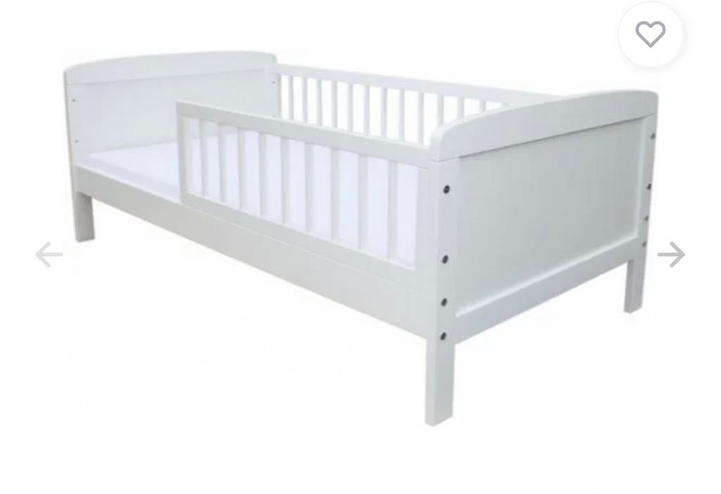 Leuk peuterbed 140x70 cm (excl. matras), Gebruikt, 70 tot 85 cm, Lattenbodem, 140 tot 160 cm