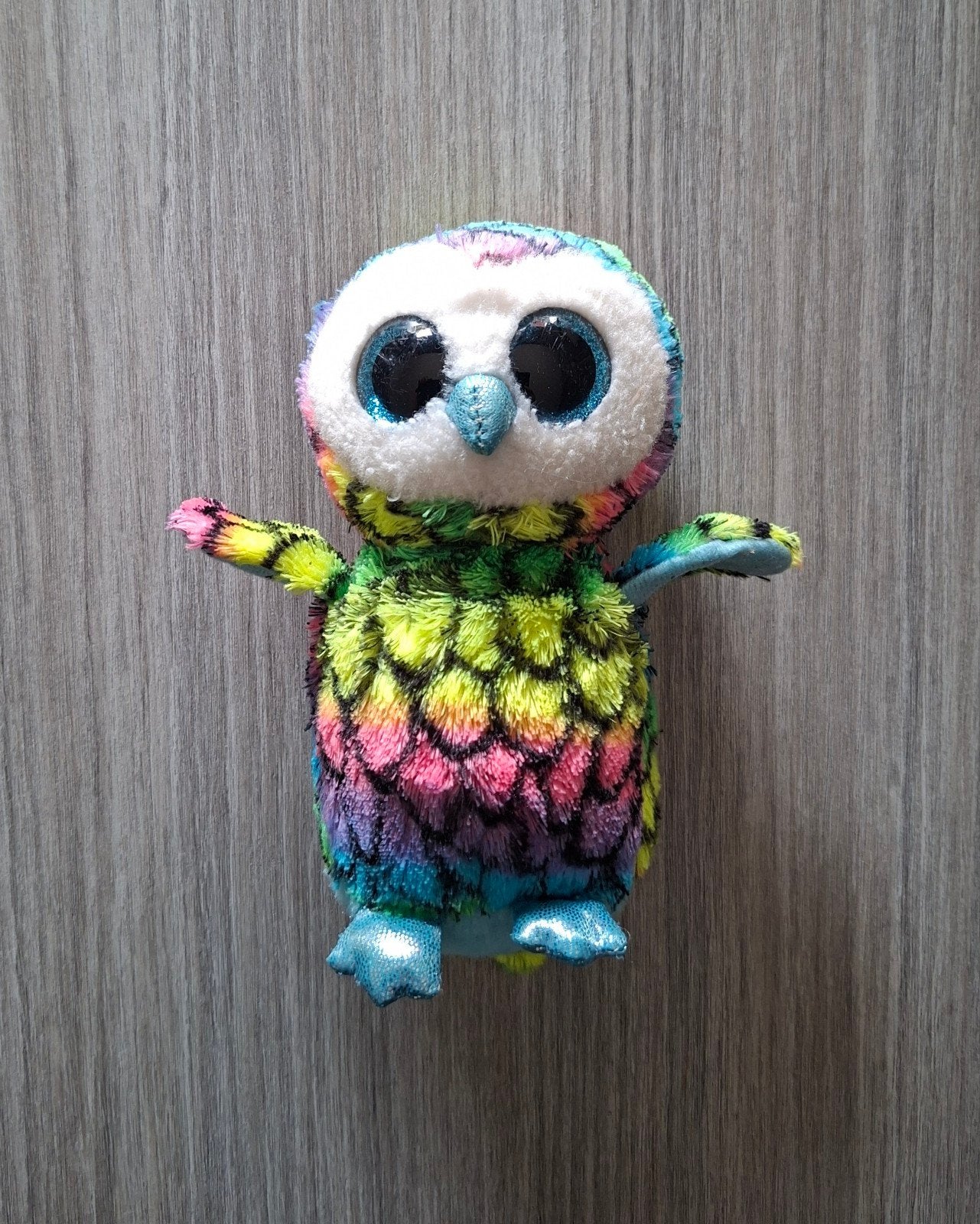 Uil  met.regenboogkleuren, Overige karakters, Overige typen, Ophalen of Verzenden, Zo goed als nieuw