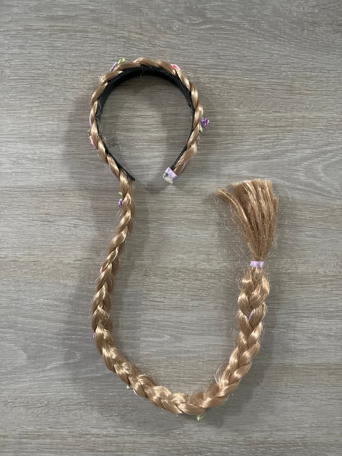 Rapunzel haarband met vlecht - Verkleedaccessoire, Ophalen, Gebruikt, Meisje