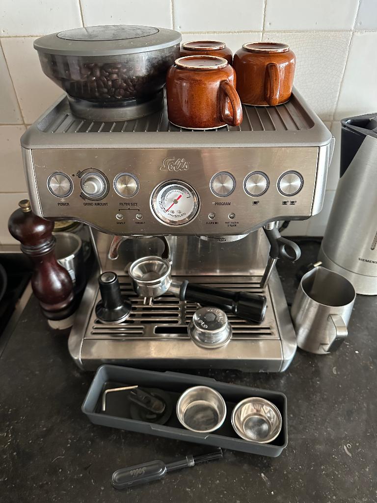 Solis espressomachine, Ophalen, Gebruikt, Espresso apparaat, Koffiebonen