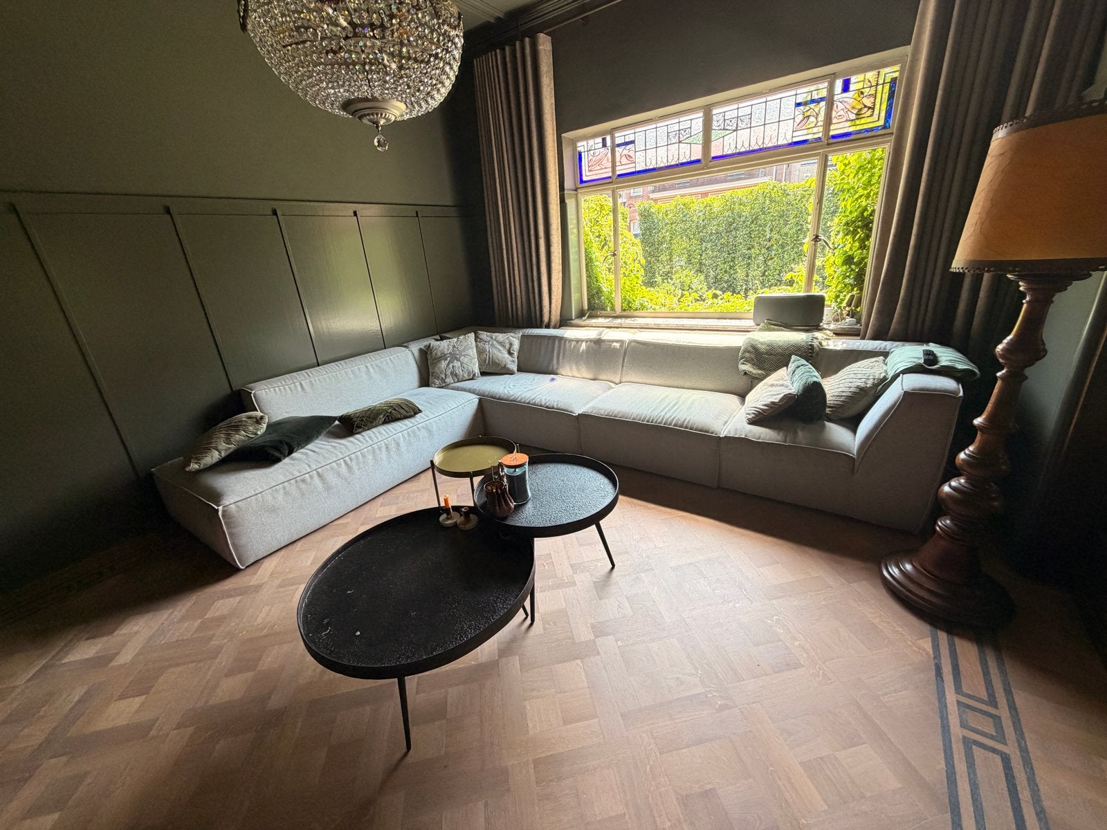 Modulaire bank Newton van Wehkamp - 370 cm breed, Huis en Inrichting, Ophalen, Hoekbank, 300 cm of meer, 75 tot 100 cm