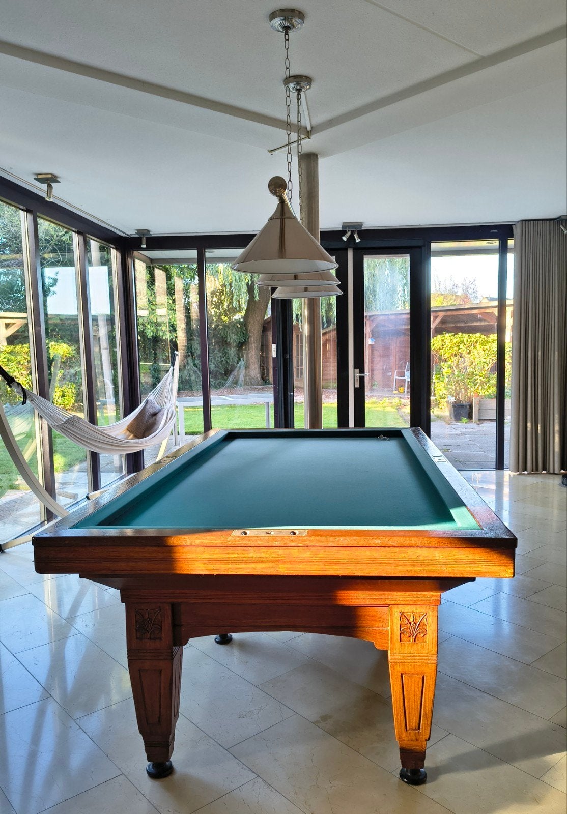 Biljarttafel met accessoires, Ophalen, Gebruikt, Biljarttafel