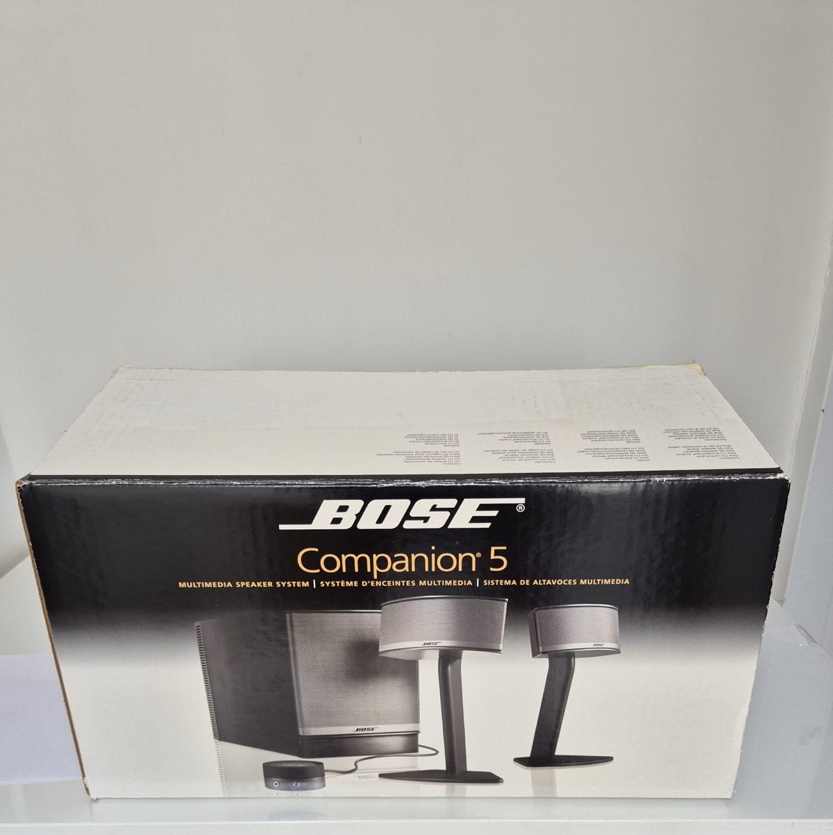 Bose Companion 5 Multimedia Speaker System, Ophalen of Verzenden, Zo goed als nieuw, 60 tot 120 watt, Bose