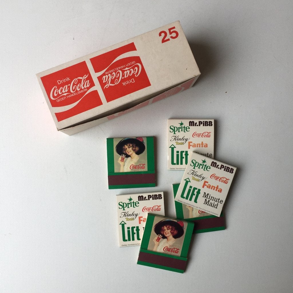 Retro Coca-Cola lucifers-matches, Ophalen of Verzenden
