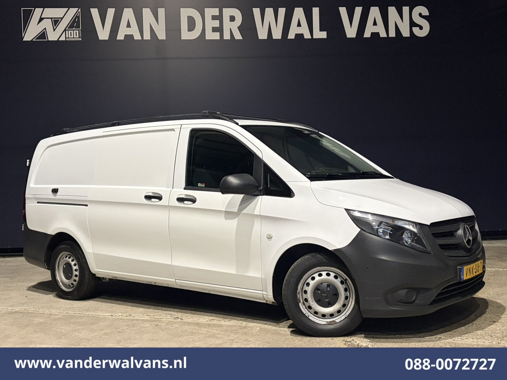 Mercedes-Benz Vito 116 CDI 164pk L2H1 Euro6 Airco | Dakdrage, Dealer onderhouden, Gebruikt, Euro 6, 4 cilinders