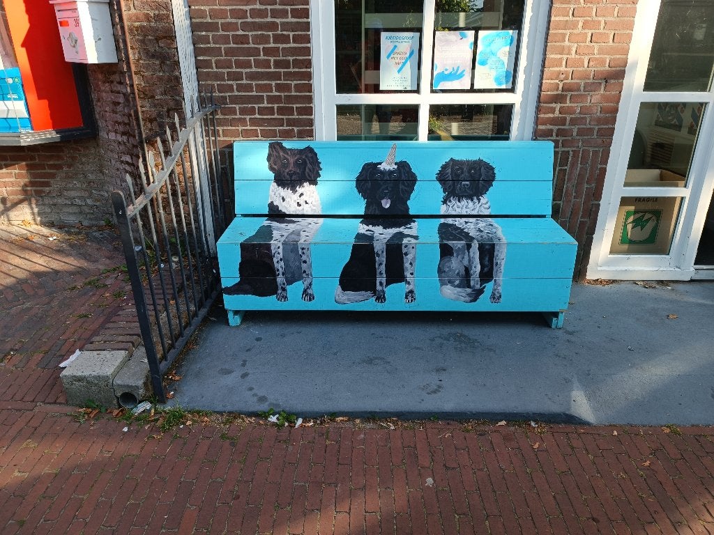 steigerhouten banken, Ophalen, Gebruikt, Hout