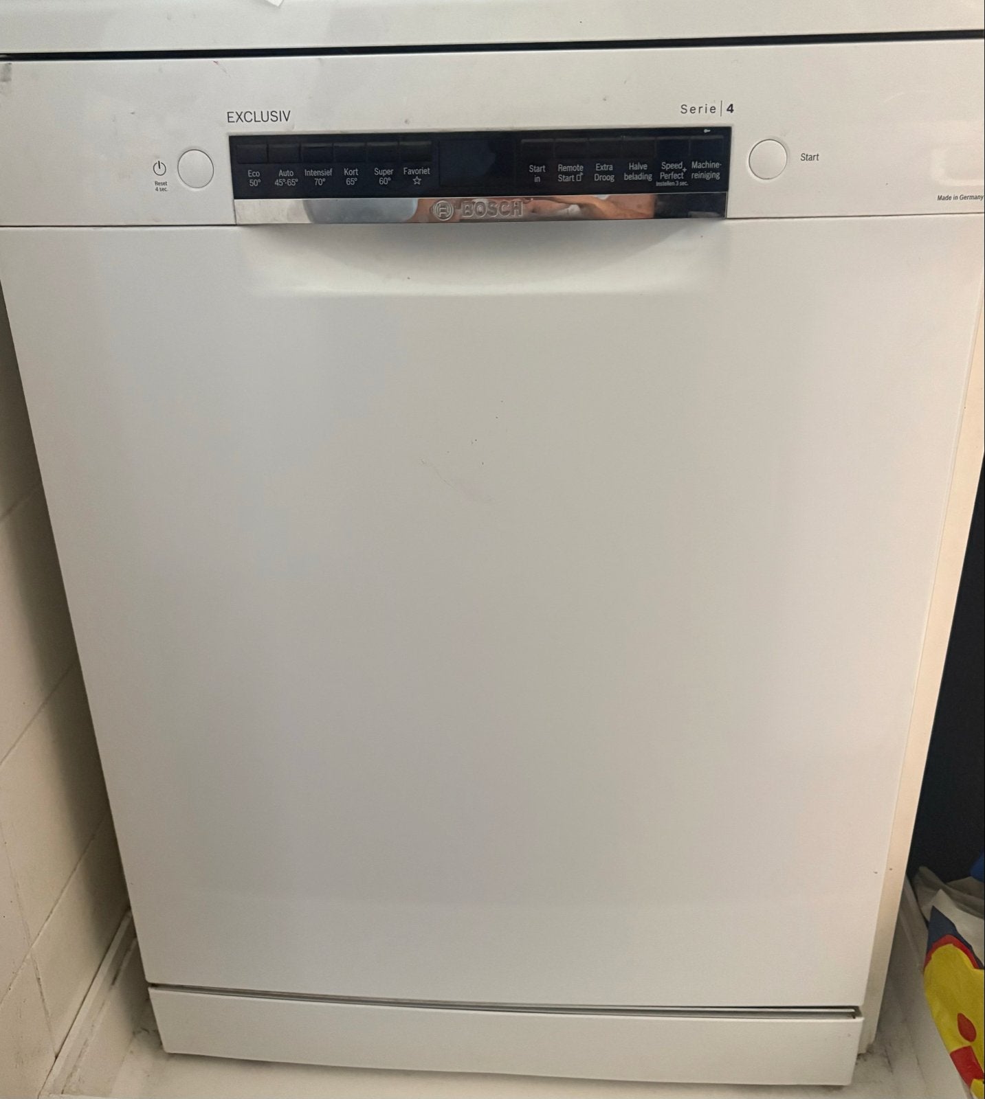 Bosch Serie 4 Exclusiv Vaatwasser - Wit, Witgoed en Apparatuur, Ophalen, Gebruikt, 60 cm of meer, Energieklasse A of zuiniger