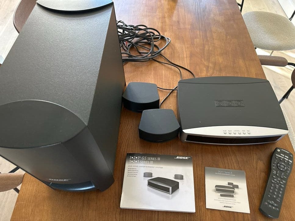 Bose 3-2-1 GS Series III Home Entertainment System, Overige merken, 2.1-systeem, 70 watt of meer, Ophalen of Verzenden