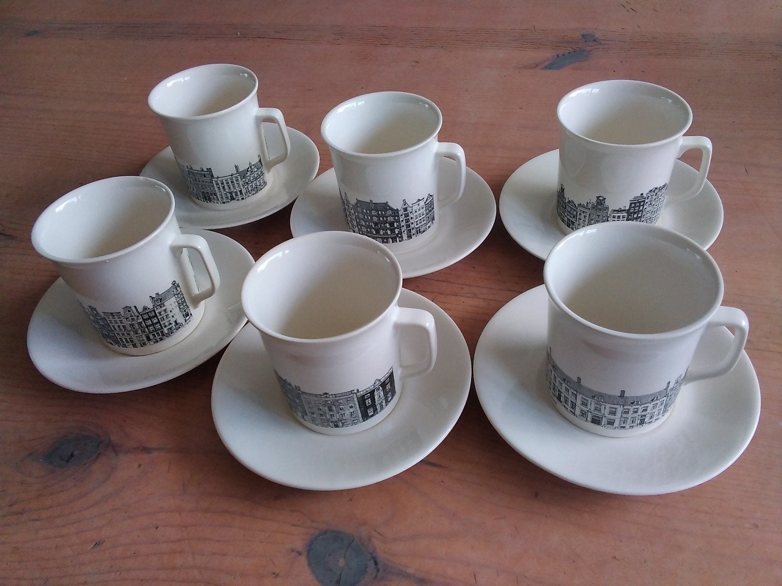 Villeroy & Boch Amsterdams Grachtenservies kop en schotels, Ophalen of Verzenden, Porselein, Overige stijlen, Kop(pen) en/of Schotel(s)