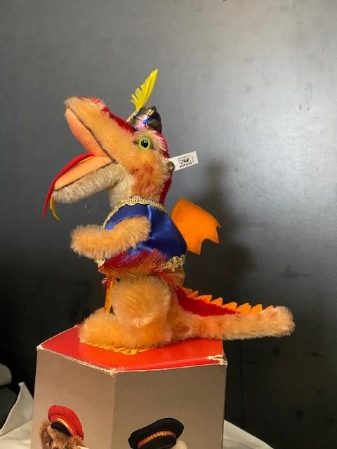 Steiff Circus Draak, Ophalen of Verzenden, Zo goed als nieuw