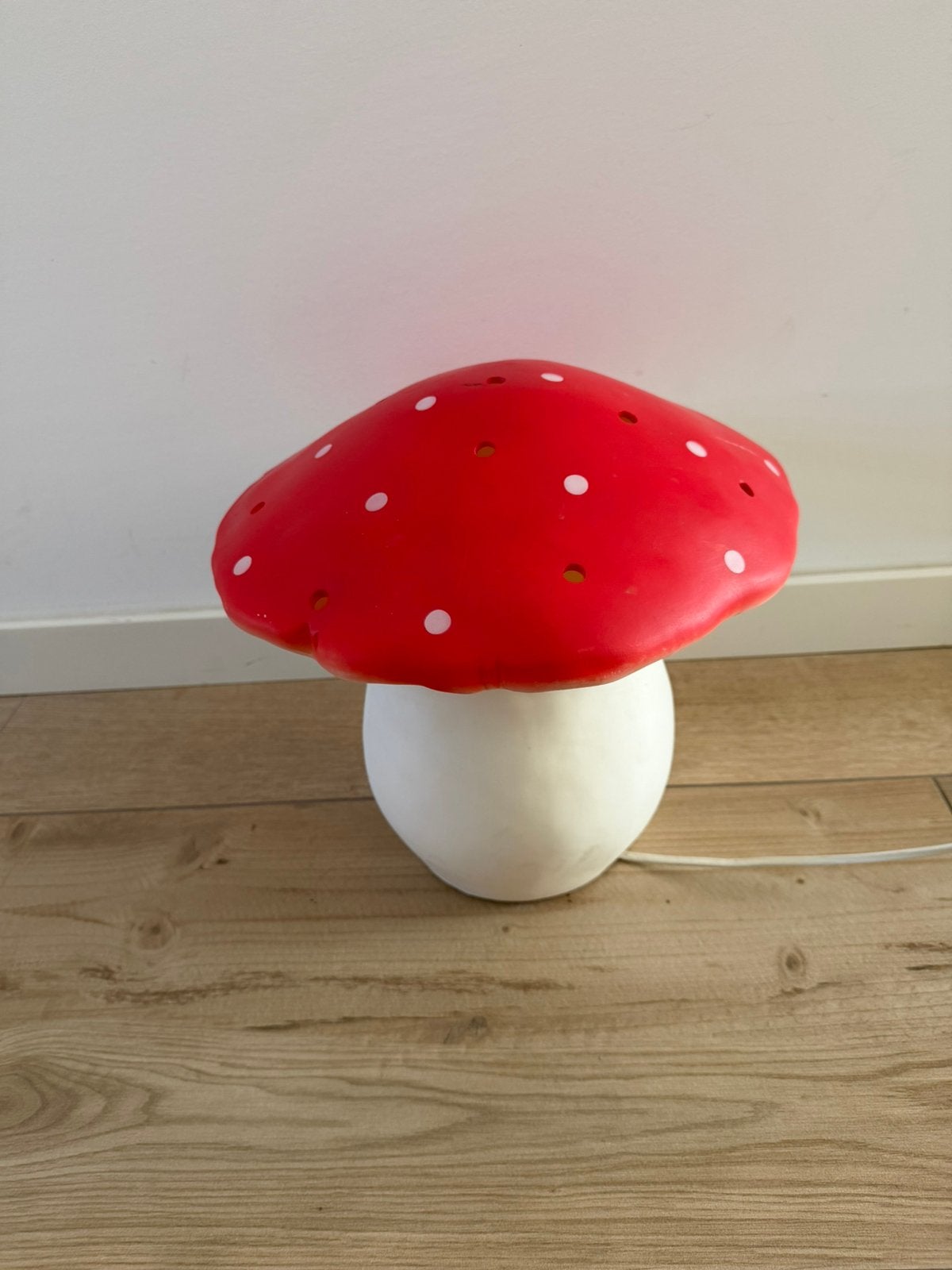 Heico vliegenzwam paddenstoel lampje, Ophalen of Verzenden, Gebruikt, Lamp
