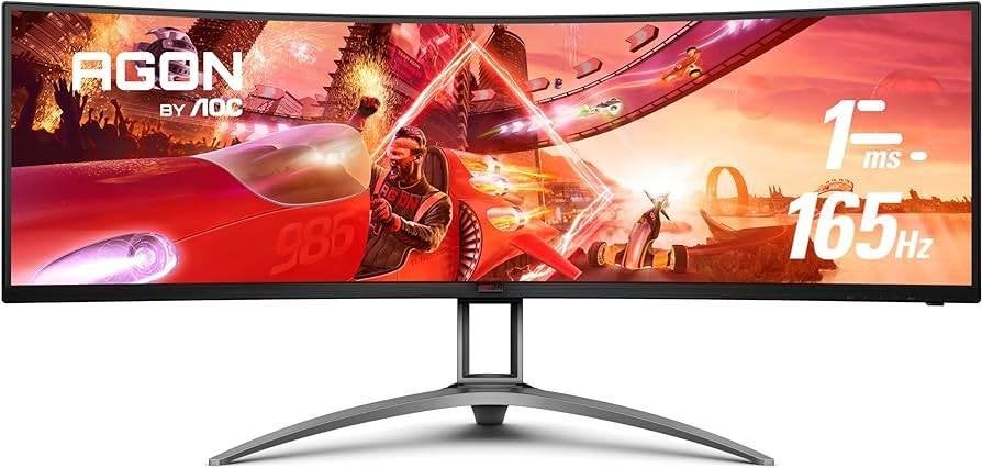 AOC AGON AG493UCX2  49 inch Ultrawide Monitor 165Hz, USB-C, Computers en Software, Monitoren, K&N Elektronica, Overige typen, 151 t/m 200 Hz