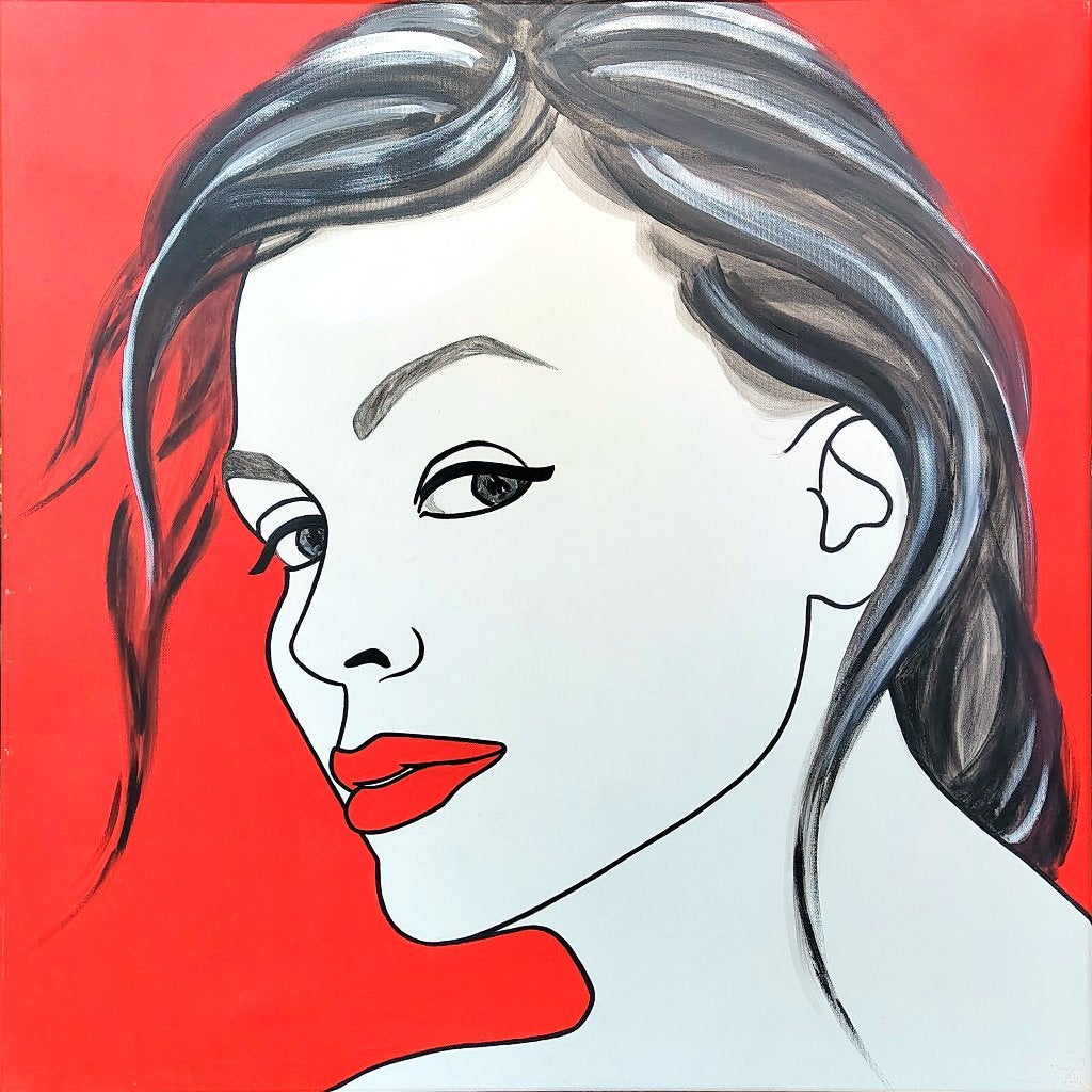 Venus - Bianca Vellekoop, Ophalen, Handgeschilderd, Acrylverf, Portret