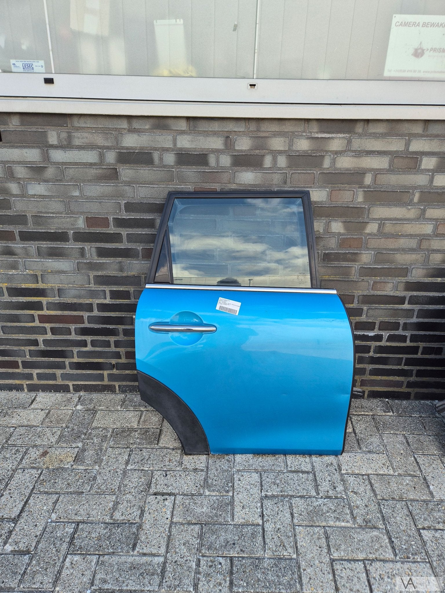 Mini F55 2013 - 2022 deur portier rechts achter blauw €250, Auto-onderdelen, Carrosserie en Plaatwerk, Deur, Mini, Achter, Rechts