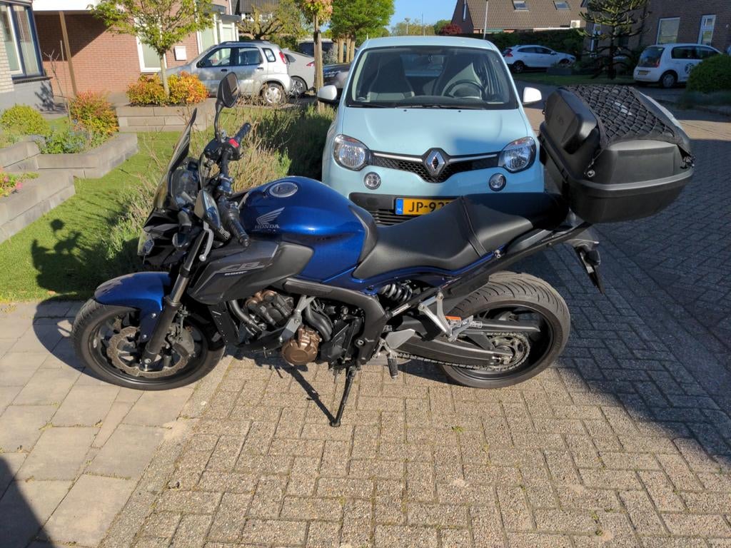 Honda CB650F met accessoires (donkerblauw), Motoren, LED Verlichting, 4 cilinders, Motorrijbewijs A, Particulier