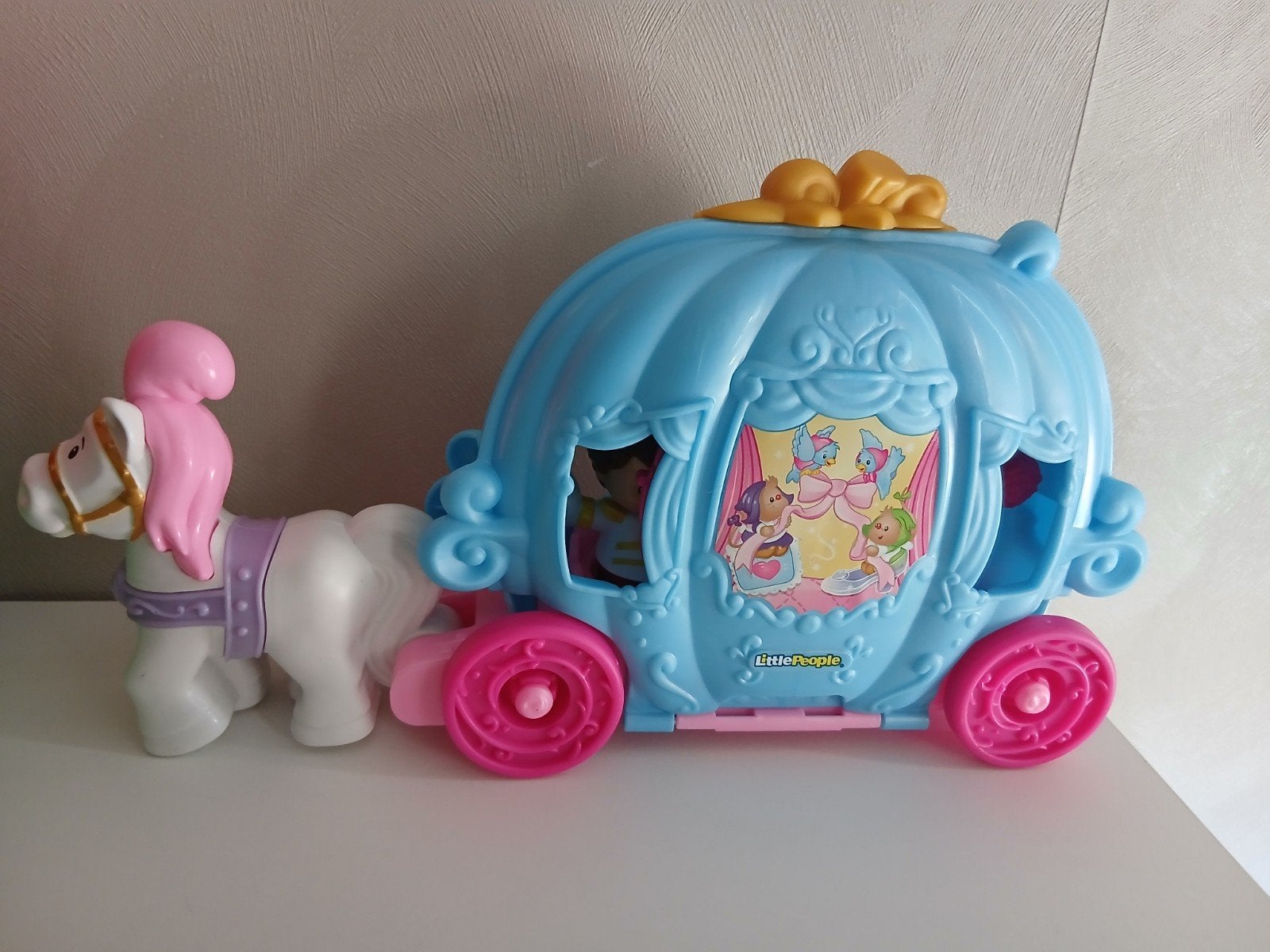 little people koets met personages, Ophalen of Verzenden, Zo goed als nieuw