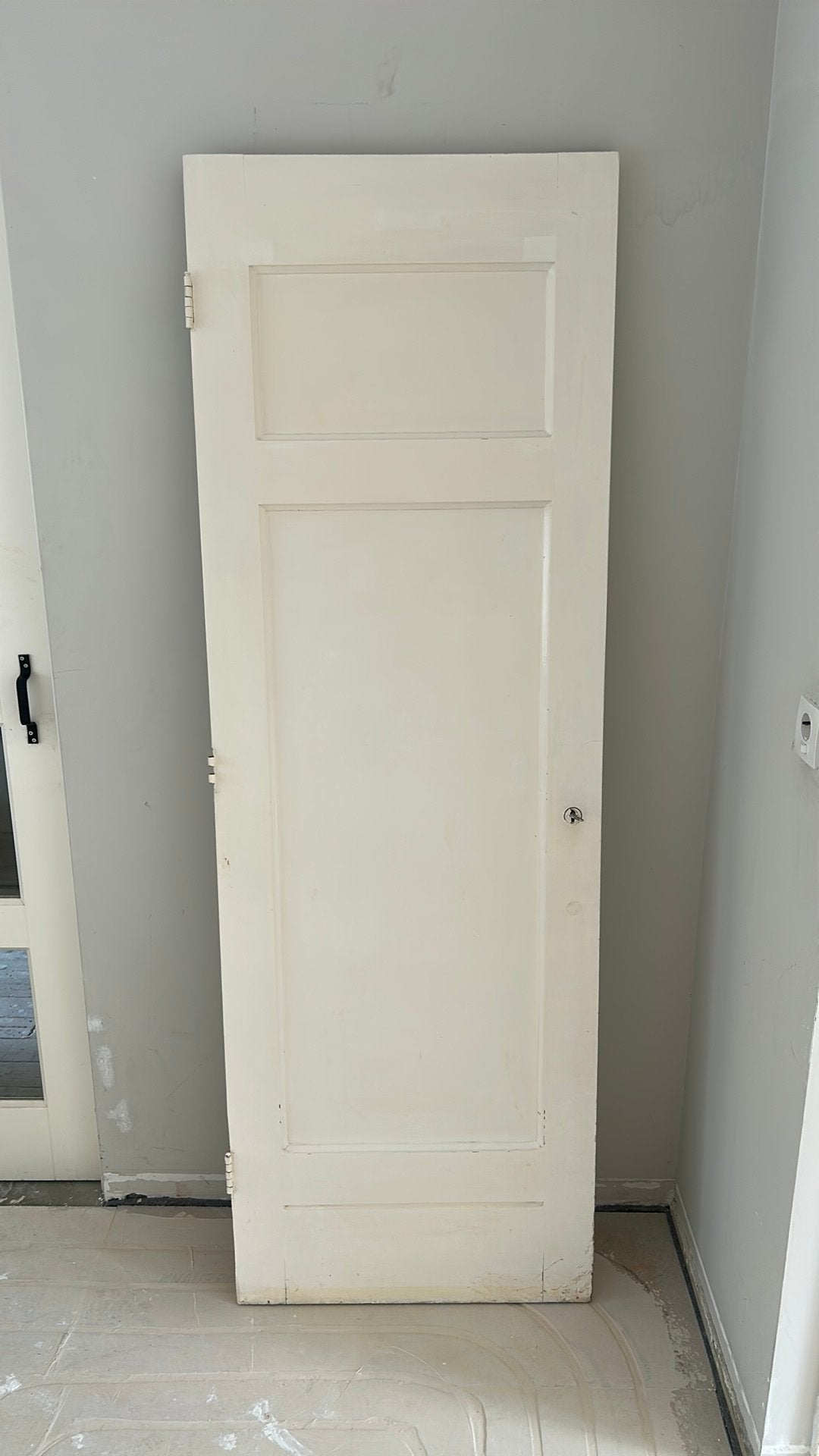 Binnendeur paneeldeur jaren50, Ophalen, Minder dan 80 cm, Binnendeur, Zo goed als nieuw