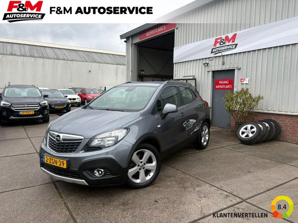 Opel Mokka 1.4 T Edition Clima, navi, cruise, trekhaak, Auto's, Opel, Voorwielaandrijving, Stof, Gebruikt, 4 cilinders