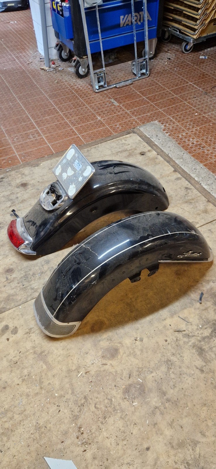 Voor- en achterspatbord Electra Glide Ultra Limited, Ophalen
