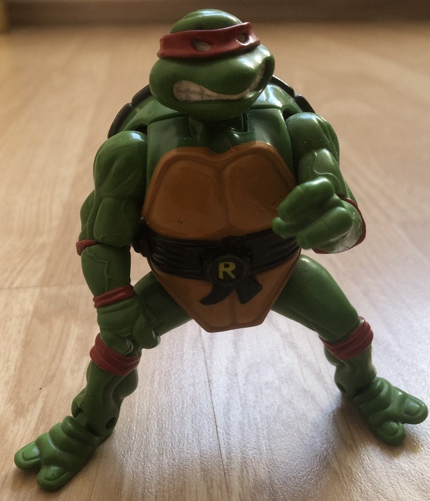 NINJA TURTLE - RAPHAEL - 1993, Ophalen of Verzenden, Looney Tunes, Zo goed als nieuw, Beeldje of Figuurtje