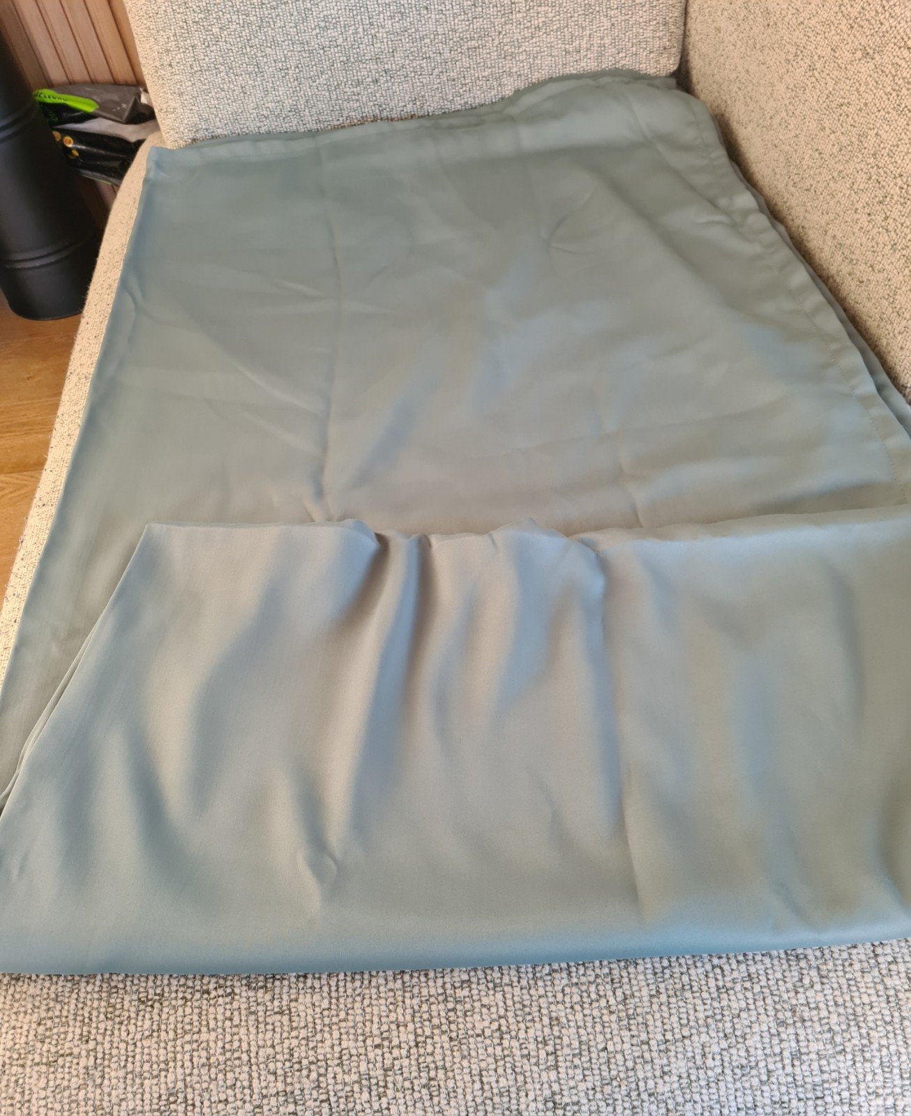 2 Majgull gordijnen Ikea met plooiband 145/300 cm groen igs, Gebruikt, 300 cm, 145 cm, Gordijn
