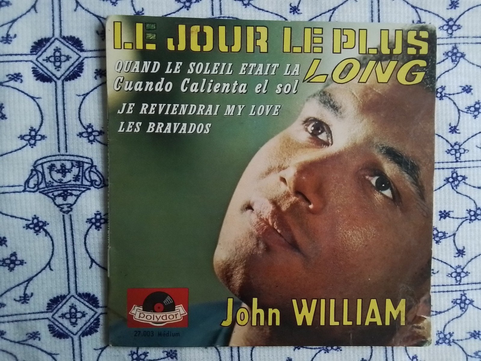 John william        Quand le soleil etait la   (4 liedjes), Ophalen of Verzenden, Zo goed als nieuw, Pop, EP