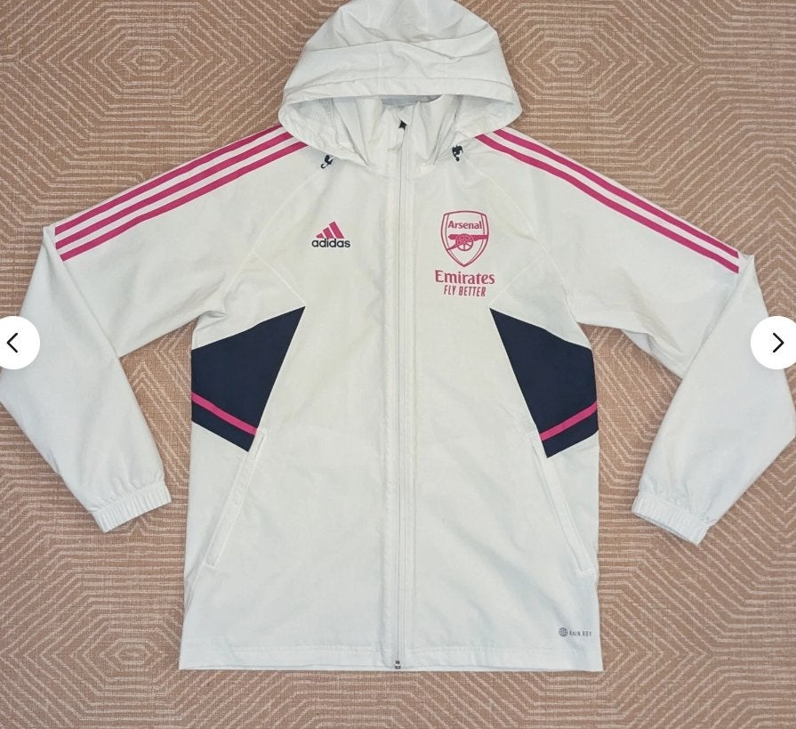 arsenal adidas condivo rain jacket, Maat M, Ophalen of Verzenden, Zo goed als nieuw, Trainingspak