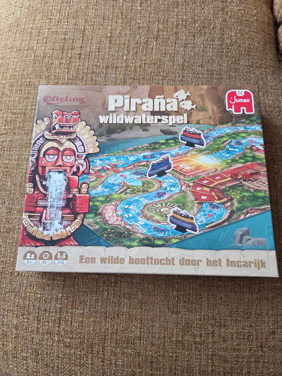 Efteling Piranha Wildwaterspel Jumbo, Vijf spelers of meer, Ophalen of Verzenden, Zo goed als nieuw, Jumbo