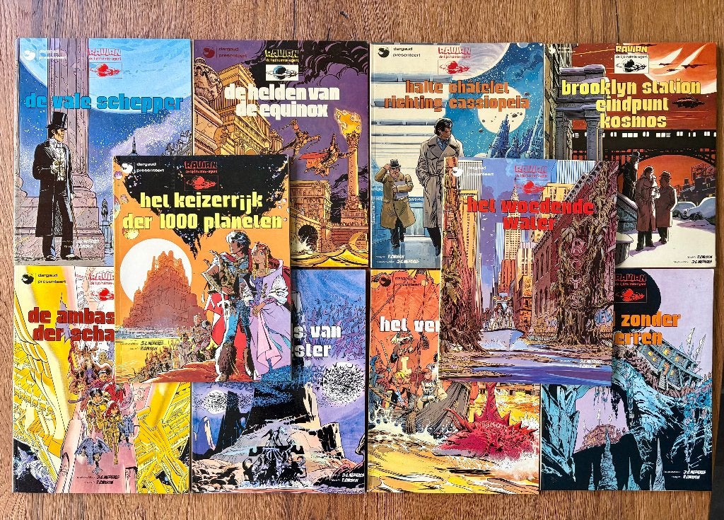 10 albums Ravian Dargaud Oberon jaren 80, Boeken, Stripboeken, Eén stripboek, Ophalen of Verzenden, Gelezen