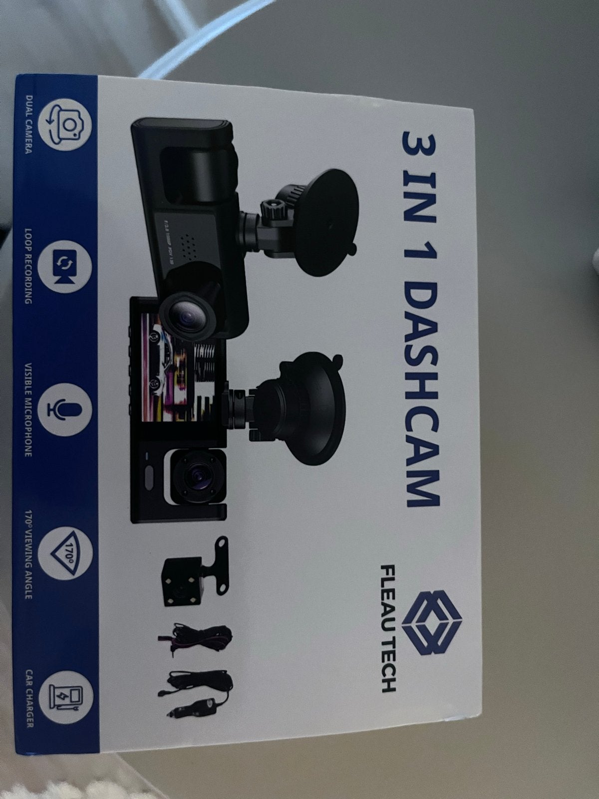 Nieuwe Fleau Tech 3-in-1 Dashcam - Ongebruikt in doos, Ophalen of Verzenden, Nieuw