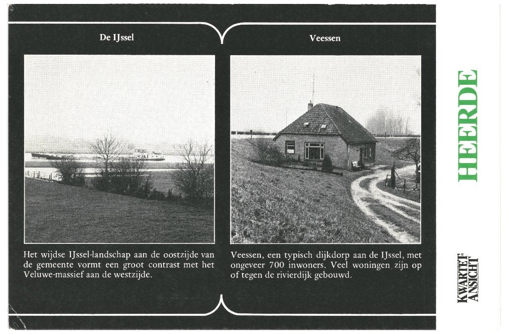 805590 Heerde Gld De IJssel Veessen Niet gelopen 1975 1985