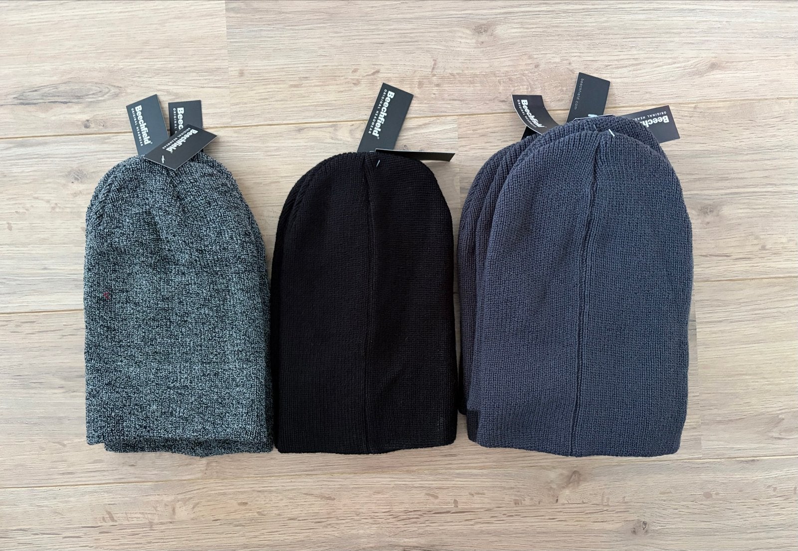 11 Nieuwe Mutsen - Antraciet, Grijs, Zwart - One Size, Ophalen of Verzenden, Nieuw, Maat 46/48 (XL) of groter, Muts