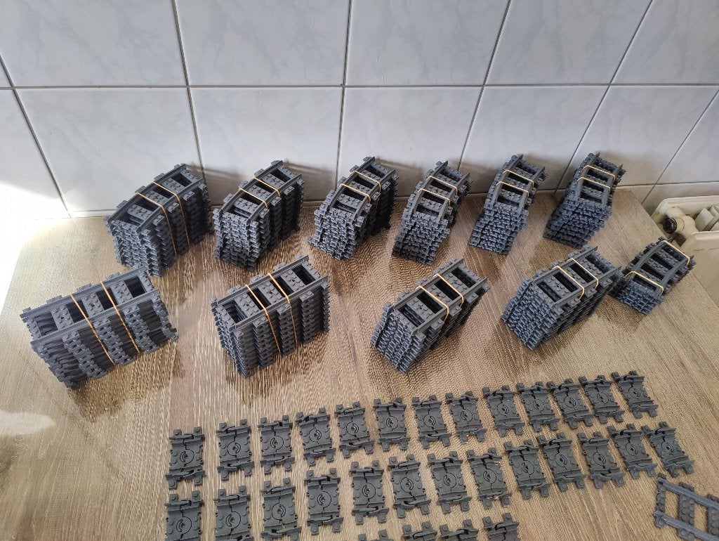 Lego treinrails zie foto,s, Ophalen of Verzenden, Gebruikt, Lego