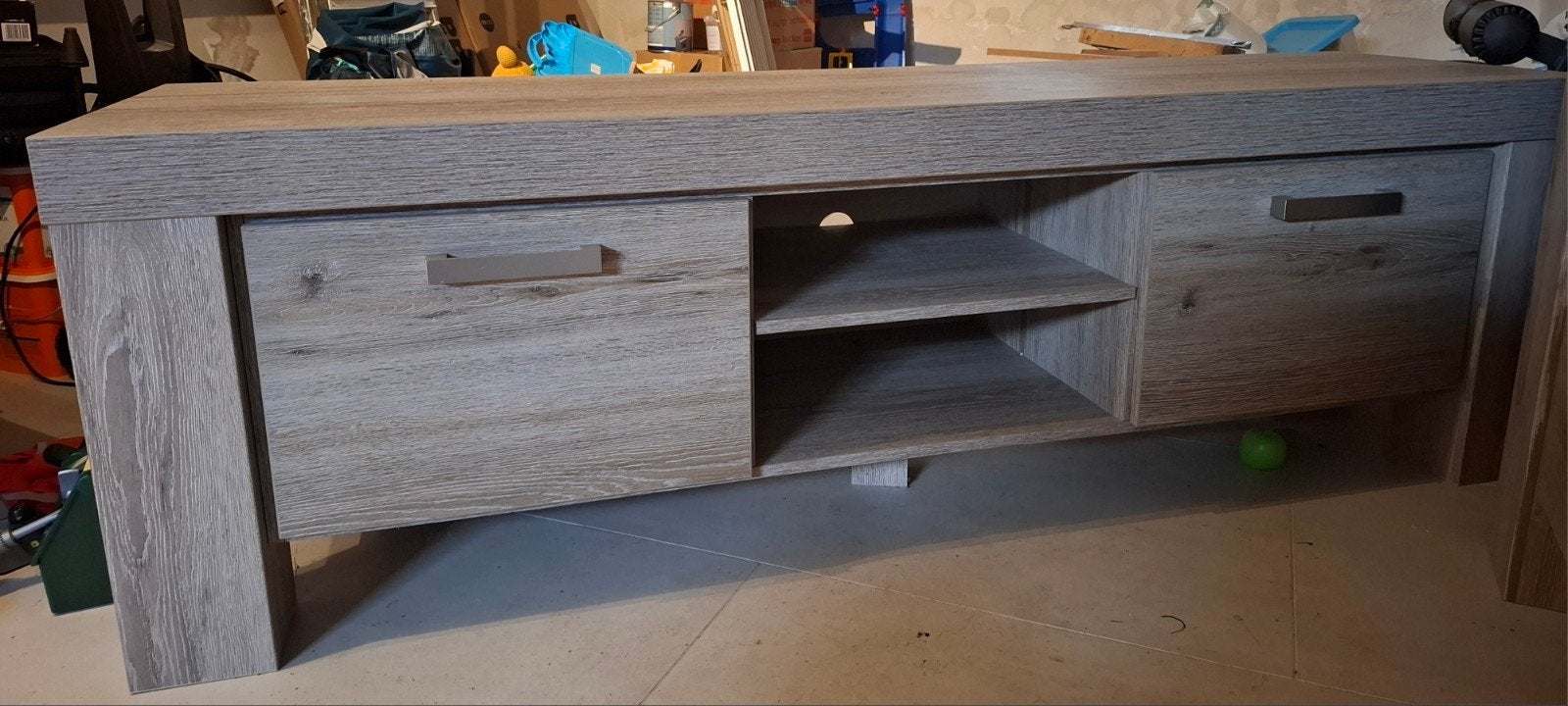Modern TV-meubel in goede staat, Ophalen, 150 tot 200 cm, Zo goed als nieuw, Minder dan 100 cm