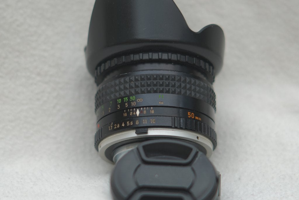 MINOLTA MD - MC Rokkor PF 50 mm 1.7 en andere, Handmatige focus, Ophalen of Verzenden, Standaardlens, 50 mm