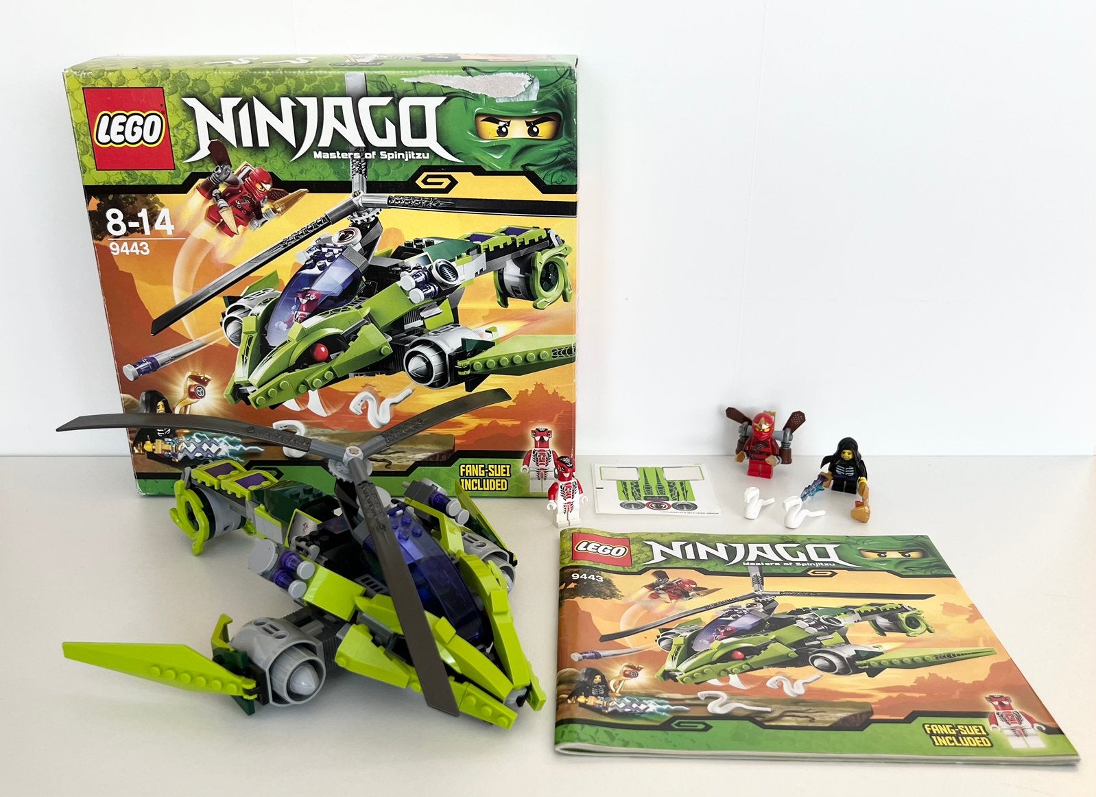 Lego Ninjago 9443 Rattlecopter, Ophalen of Verzenden, Zo goed als nieuw