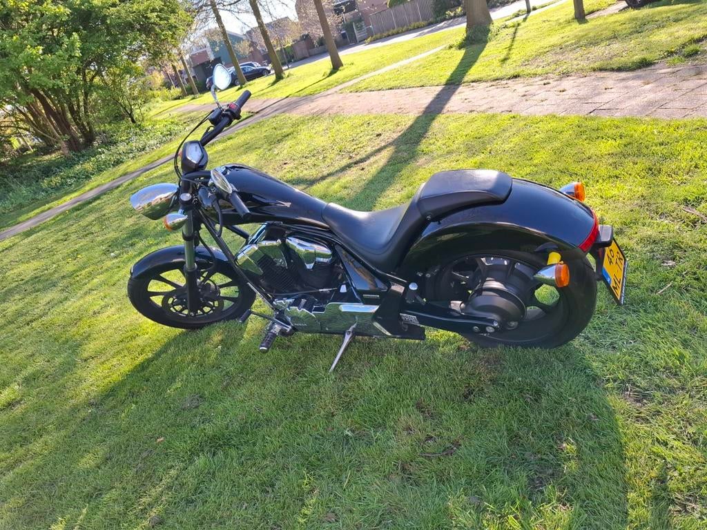 Honda VT 1300 CX Fury uit 2013 - Unieke Chopper, Cardan-aandrijving, 2 cilinders, Occasion, Particulier
