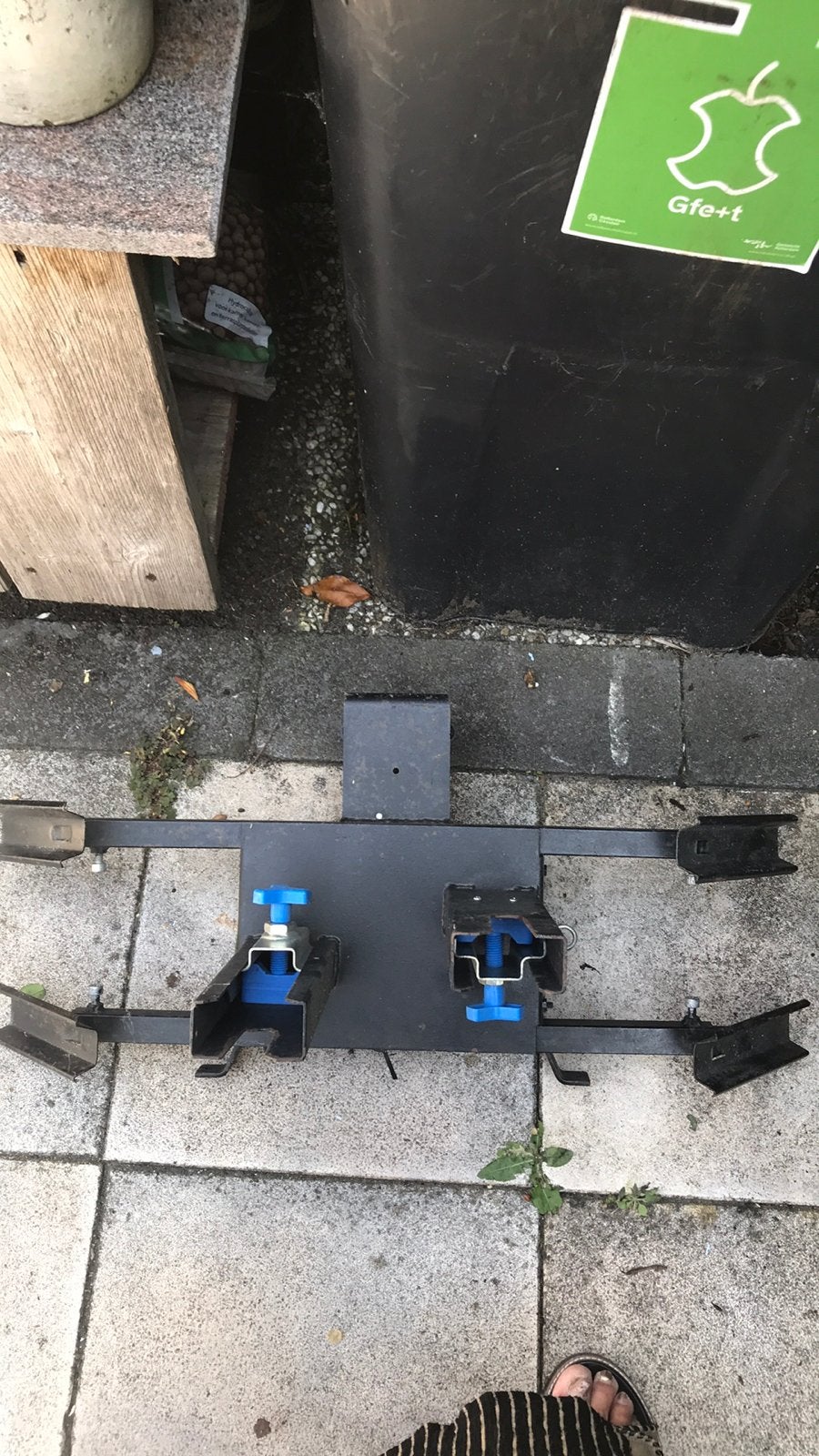 Fietsendrager, Ophalen, Gebruikt