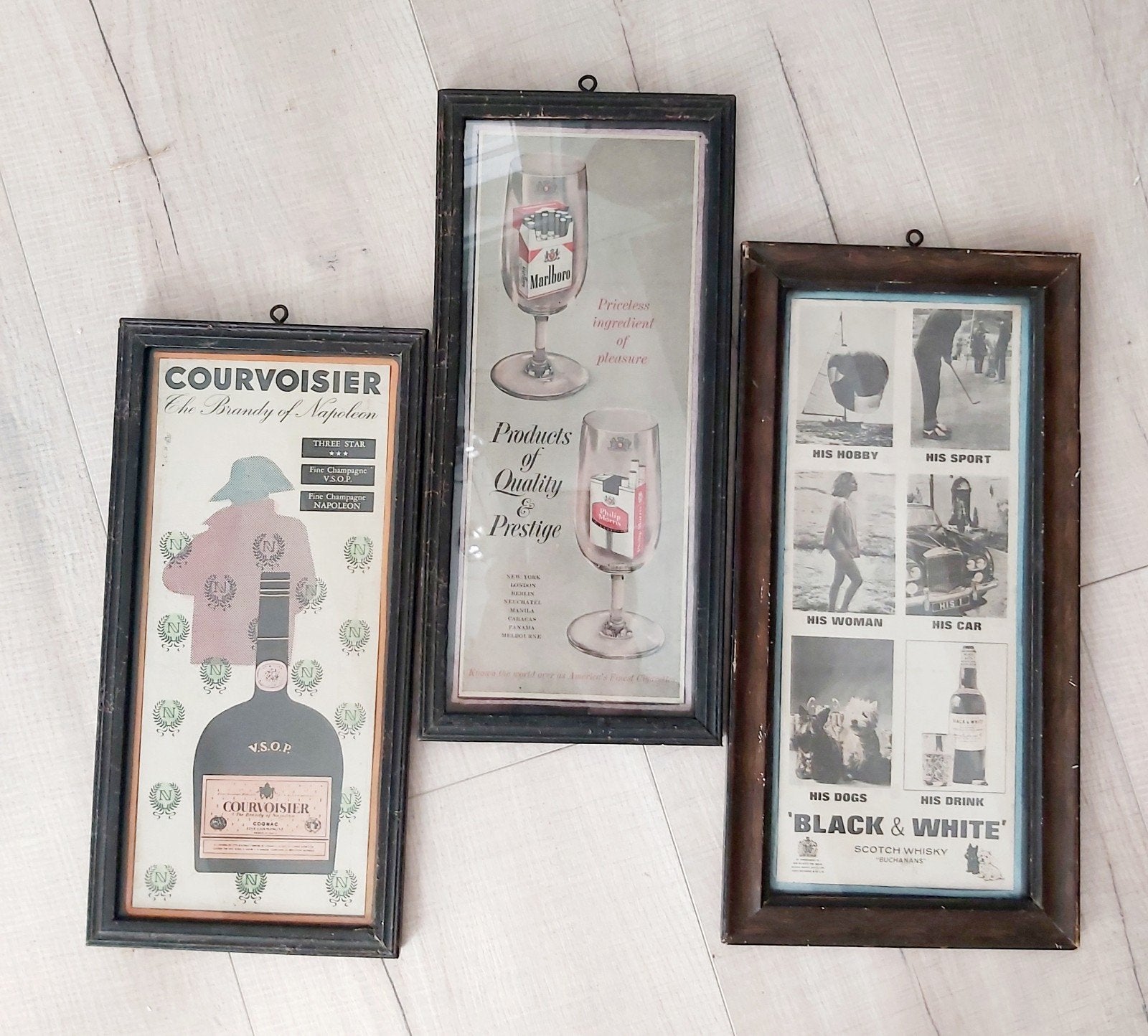 3x reclame uit de jaren '60, Verzenden, Gebruikt, Overige typen